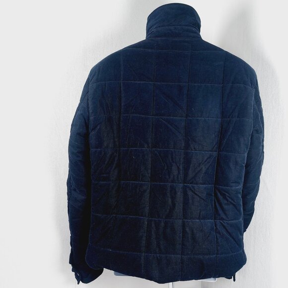 Zara Men's Black Mock Neck Suede Front Snap Winter Puffer Jacket Size XL - Picture 3 of 13